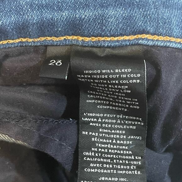 J Brand DIY Paisley Print Bandana Flare Jeans - size 26 - Picture 8 of 8